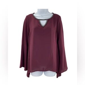 Juicy Couture Burgundy with Embellished Cut-Out